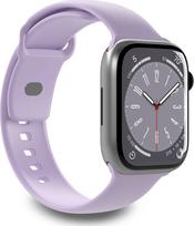 Dirželis Puro, ICON Apple Watch 4/5/6/7/SE/8 40/41mm (S/M & M/L), violetinė sp.