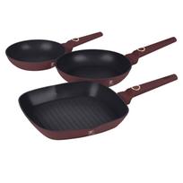 Keptuvių komplektas Berlinger Haus Leonardo BH/8049, Ø 28 cm, aliuminis