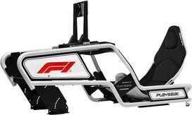 Žaidimų kėdė Playseat Formula Intelligence F1, 168 x 61.5 x 73.5 cm, balta sp./juoda sp.