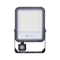 Statybinis prožektorius, pastatomas Forever Light Proxim +, 50 W, 7500 lm, 6500 °K, IP65, juoda sp.