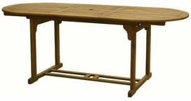 Lauko stalas Fieldmann FDZN 4004- T, ruda sp., 150 - 200 cm x 90 cm x 75 cm