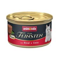 ANIMONDA Vom Feinsten Mousse Beef and duck – šlapias kačių maistas – 85g