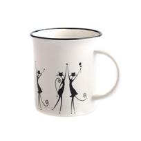 Porcelianinis puodelis Dakls Cats Kristy, 310 ml