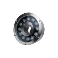 12W Šiltos baltos spalvos LED Nerūdijančio plieno žiedas Povandeninis fontano šviestuvas