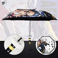 One Piece Zoro Demon Slayer Katana Umbrella Sunny Fold Parasol Anime Tanjirou Kimetsu No Yaiba Samurai Sword Umbrellas Kid Friendly Entertaining Fun