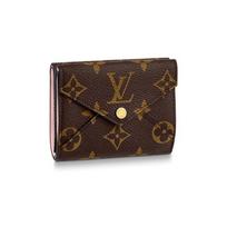 Louis Vuitton Celeste Monogram drobės piniginė su spaudimo sagtimi Moteriška piniginė Ruda M81665 Gift Set(Basic Set+Box+Shopping Bag)