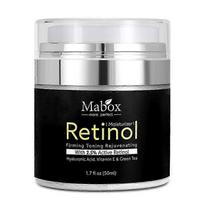 MABOX 2,5% Retinolio Balinantis Veido Kremas + Vitaminas C Serumas Anti-senėjimo Pašalina Raukšles