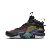 Air Jordan 36 GS Juodi Daugiaspalviai Vaikų Sportbačiai Blukusiai Žalsvai Melsvi Ryškiai Sieros Spalvos Ryškiai Rožiniai DA9054-063 38