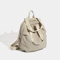 Fashion Canvas Bag Large Capacity School Bag Leisure Sports Backpack High School Students Backpack Solid Color Backpack chaki