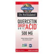 Garden of Life Dr. Formulated Quercetin Uric Acid Support 500mg Veggie Tablets, 60 Count
