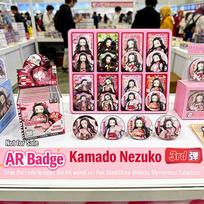 Demon Slayer Kimetsu no Yaiba Nezuko Kamado AR Blind Box Badge with Secret Rare, Collectible Anime Gift, 75mm One random pack *1ea