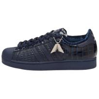 Adidas Superstar II Anthony Edwards Tamsiai mėlynas krokodilo raštas Tamsiai mėlynas Pagrindinis juodas Unisex KI6585 42.5