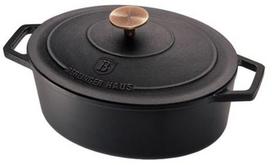 Puodas Berlinger Haus Black Rose BH-6494, 30 cm, 4.6 l, juoda sp.