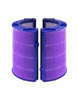 Pakeičiamas filtras Dyson HP04 TP04 DP04 TP05 DP05 oro valytuvui, sandarus, dviejų pakopų, 360° Pure Cool ventiliatorius, kombinuotas stiklinis HEPA filtras
