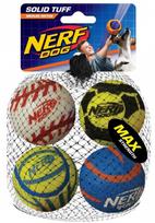 Žaislas šuniui, kamuoliukas Zeus Nerf Dog 4944, Ø 6.4 cm, įvairių spalvų