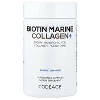 Codeage laukinės žuvies biotino jūrų kolageno kapsulės, 120 vnt. 120 pcs - 1 ea