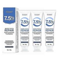 3X Hydroxyapatite Toothpaste for Advanced Enamel Protection, Gentle and Effective Formula, Fluoride-Free Toothpaste for Sensitive Teeth