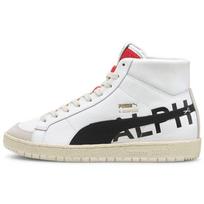 Puma Ralph Sampson 70 Mid Draft Unisex Kedai Balti Juodi Raudoni 381199-01 36