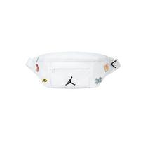 Jordan Classic Logotipo Spausdinimo Poliesterio Crossbody Juosmens Krepšys Unisex krepšiai Baltas JD2613102GS-001 White