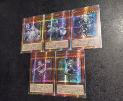 5pcs/set Yu-gi-oh Labrynth Self Control Collect Signature Trading Flash Card Anime Cartoon Gift Toy Entertaining Play Safe Kid Friendly Fun