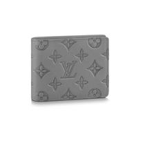 Louis Vuitton ikoniškas spaudinys logotipas odinė piniginė vyriška piniginė pilka M81383 Basic Set (Bag+Dust Bag)