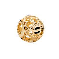 Pandora Bitės ir koriaus rašto pakabukas Unisex papuošalų aksesuarai Auksas 797023EN16 Gold,F