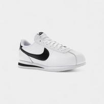 Nike Cortez Leather White Black (Women's) 38 1/2 balta