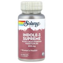 Solaray Indole-3 Supreme 200mg daržovių kapsulės, (1 vienetas - 30 vnt.) 30 pcs - 1 ea