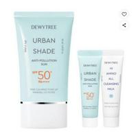 Dewytree Urban Shade Anti-Pollution Apsauginis kremas nuo saulės SPF50+ PA++++ UV apsauga & Valymo rinkinys 50ml + 10ml + 10ml