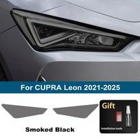 Dūminės juodos spalvos automobilio priekinių žibintų apsauginė plėvelė Seat CUPRA Formentor Leon 2026-2026, TPU PPF, iš anksto supjaustytas, atsparus įbrėžimams vinilo apvyniojimo rinkinys For Leon SMK