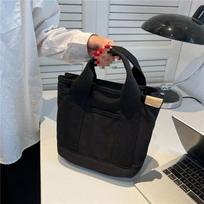 Carrying Lunch Box Carrying Bags Office Workers' Bento Bag Portable Canvas Bag Primary School Students' Canvas Bags Decor juoda