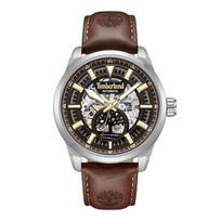 Timberland Henniker Automatinė serija Laikrodis Automatinis mechaninis judėjimas Odinis dirželis Rudas ciferblatas Vyriški laikrodžiai TDWGE0055202 Green (TDWGE0055202)