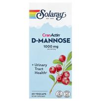 Solaray CranActin D-Mannose Urinary Tract Veggie Capsules, 60 Counts 60 pcs - 1 ea