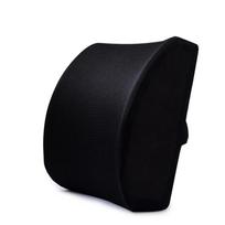 Car Lumbar Support Cushion Memory Foam Waist Pillow 3 Color Auto Seat Back Cushion for Car Chair Home Office Relieve Pain juoda