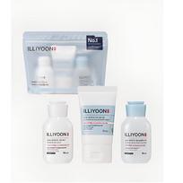 ILLIYOON Ceramide Ato Odos Priežiūros Rinkinys Losjonas 50ml + Prausiklis 50ml + Kremas 30ml Jautrios Odos Priežiūros Rinkinys
