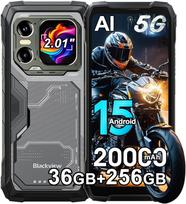 Blackview XPLORE 1 5G mobilusis telefonas 36GB+256GB 20000mAh 6.78  ekranas 64MP Android 15 išmanusis telefonas juoda