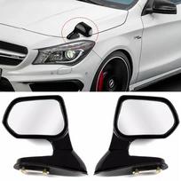 1pc Car Hood Side Rear View Mirror Adjustable Wide Angle Blind Spot Auxiliary Mirror Universal For Auto Suv Truck Vehicle Exterior Accessory Right