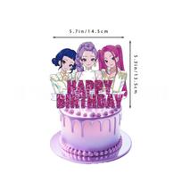 Periferinis Gimtadienio Rinkinys K-POP Velniavaikio Šventės Torto Papuošimas Mergaitėms Pramogoms Žaidimui Saugus Vaikams Draugiškas Linksmas
