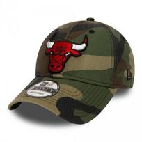 NBA kepuraitė Chicago Bulls New Era Camo 9forty išblukusi Juoda