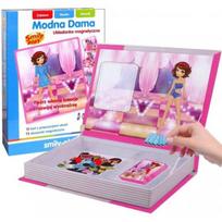 Magnetinis žaislas Smily Play Fashion lady, 4 cm, įvairių spalvų, 73 vnt.