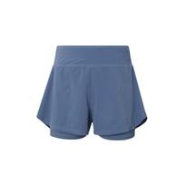 Nike Dri-FIT Bliss Vienspalviai Šortai Su Logotipu Greitai Džiūstantys 2-in-1 Moteriški Apatiniai Fen-Blue DX6023-491 L gray