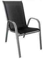 Lauko kėdė Mirpol Arkadia KD, juoda sp., 55 cm x 72 cm x 91 cm