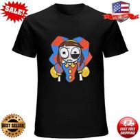 The Amazing Digital Circus T-Shirt Printed Graphic Unisex Black T-Shirt S-5XL XL