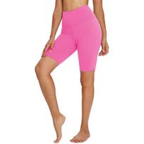 Women's Barely-There Yoga Shorts, Peach Buttocks Fitness Pants, High-Elastic Tight Abdomen-Lifting Buttocks Cycling Pants XL rožinė
