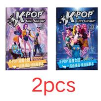 New KPOP Witch Hunt Rumi Mira Zoey Drawing Book Anime Character Line Control Practice for Kids and Adults