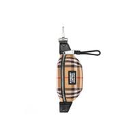 Burberry Vintage Check drobės raktų dėklas su segtuku, mini užtraukiamas monetų dėklas 80310581 Basic Set (Bag+Dust Bag)