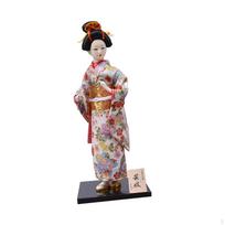 12 colių japoniškas kimono geišos lėlės stalas statula figūrėlė rankdarbis tradicinis ornamentas Azijos kabuki Style C