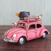 Naujas „Tin Beetle“ klasikinio automobilio modelis, retro automobilio RV modelis, rankų darbo dekoracija, vestuvių dovana 15x7x8cm