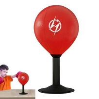 Strong Suction Cup Desk Punching Bag Fun Stress Relief Toy For Adults Men Heavy Duty Desktop Gadgets Games raudona