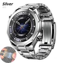 Titano dirželis Huawei Watch Ultimate 1/2 Metalo apyrankė Huawei Watch GT2 GT3 GT4 GT5 GT6 Pro 46mm Laikrodžiui 5 46mm Laikrodžio dirželis 22mm sidabras